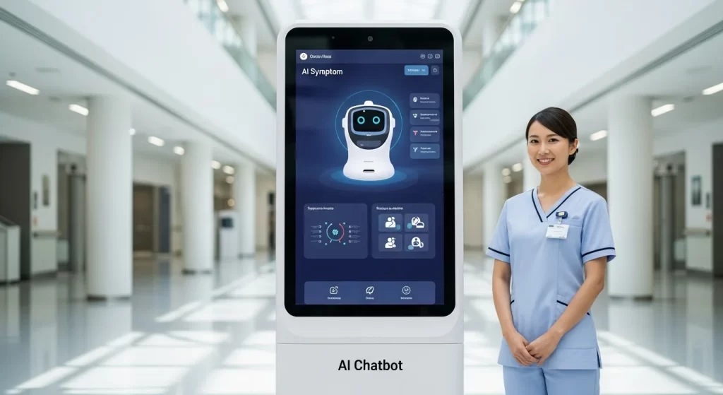 AI chatbot for clinic website and SMS