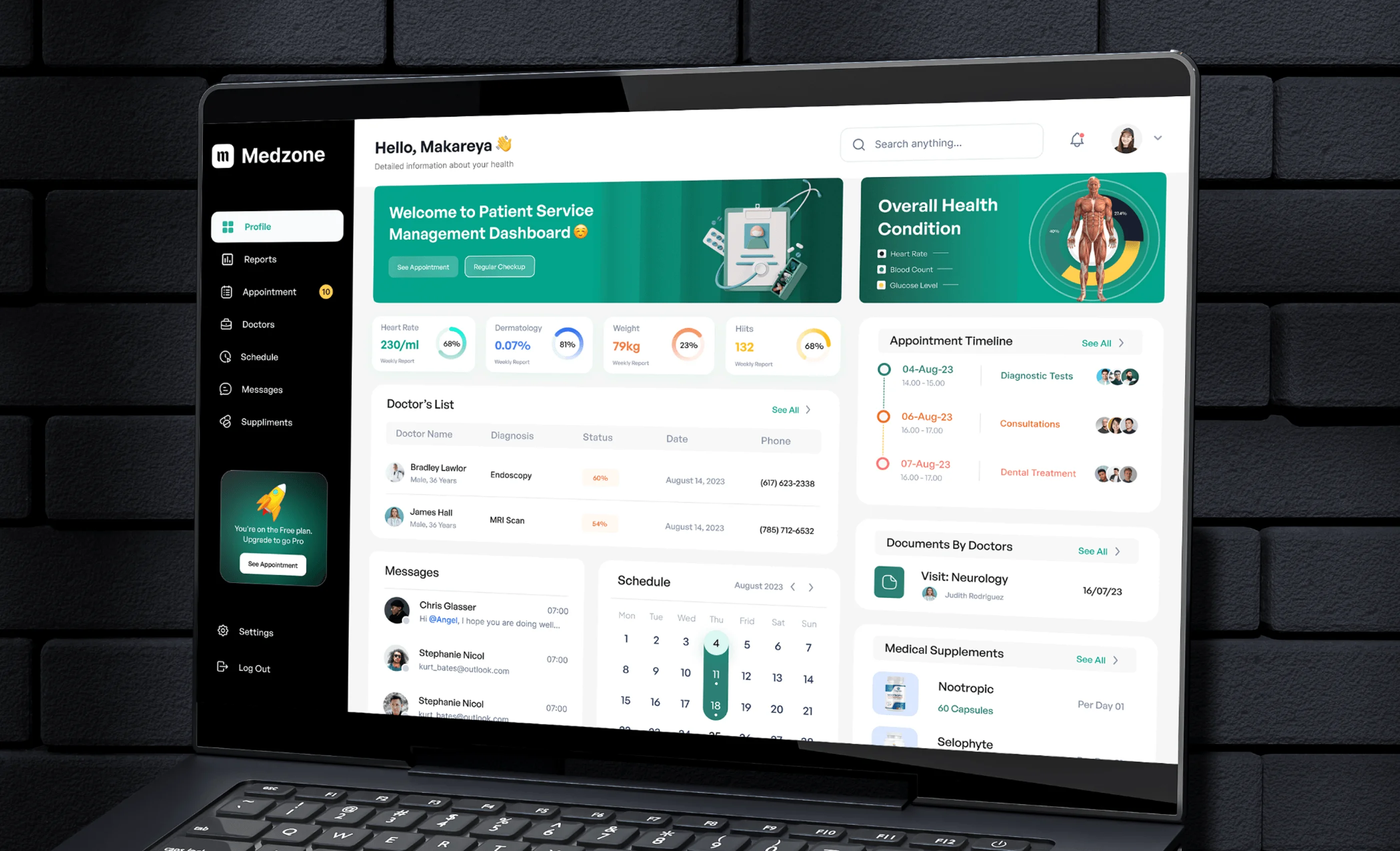 Online booking integration for clinics