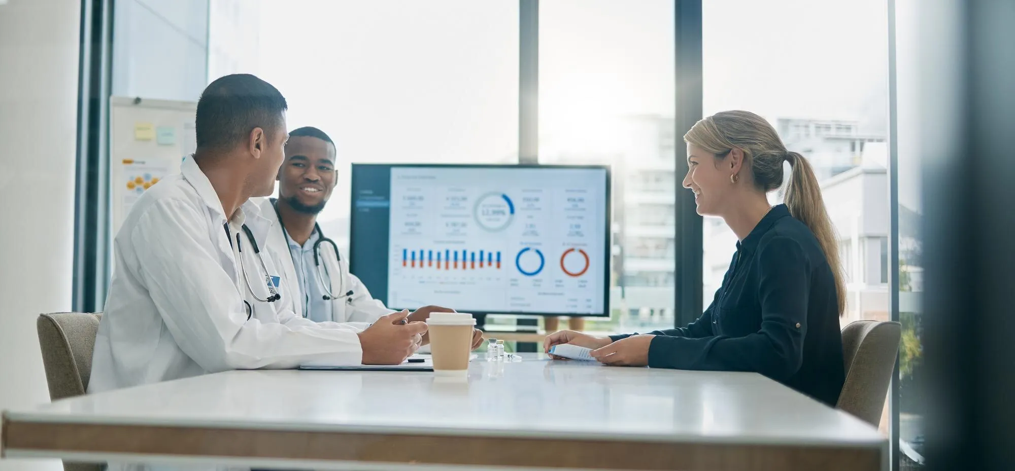 Realtime performance dashboard for clinics